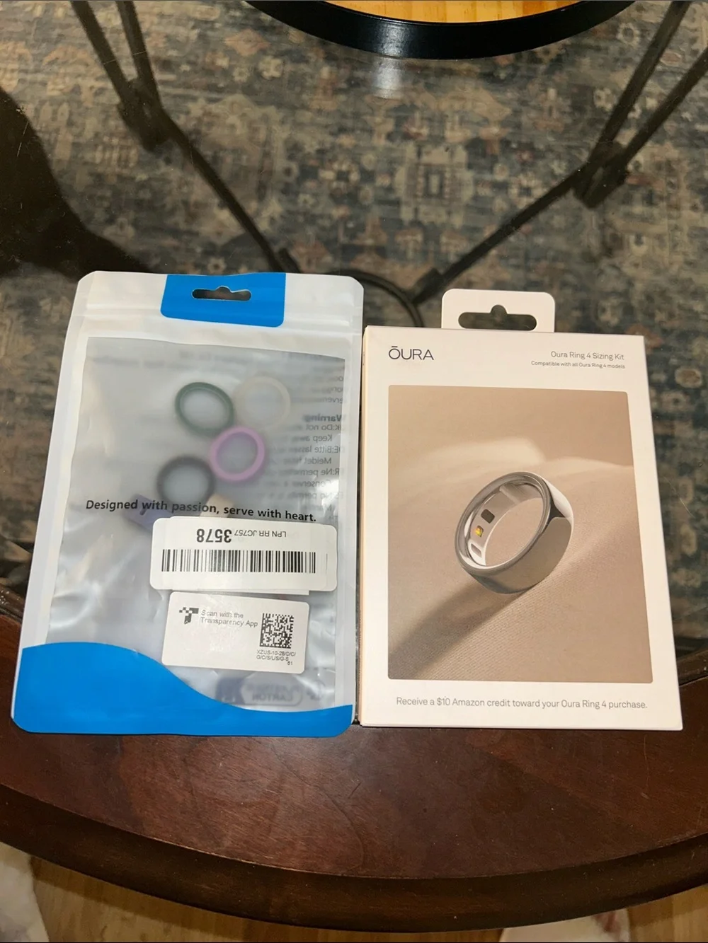 Oura Ring 4 Sizing Kit & 9 Silicone Ring Covers Size S for Ring Sizes 4/5/6/7